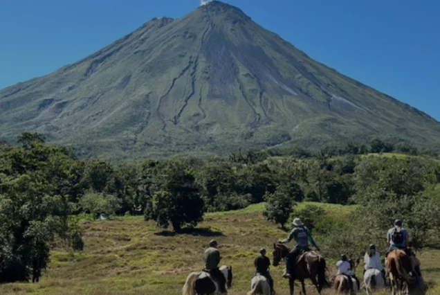 Horseback Riding at the Foot of the Arenal Volcano
