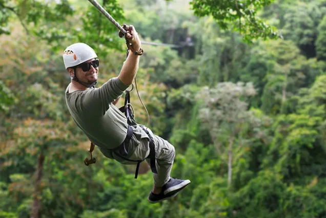 Zipline Canopy Tour & Hot Springs